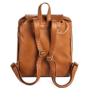 Mossimo Supply Co. Bags - Mossimo, Fringe Backpack Handbag with Solid Flap Mossimo Supply Co. Bags - Mossimo, Fringe Backpack Handbag with Solid Flap